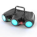 Datewink 30W RGBW LED Stage Light Three-Head Airship Projector Pattern Effect Light DMX For DJ Disco Party Wedding Bar Christmas