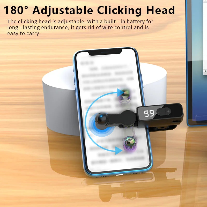 Screen Auto Clicker For Smart Phone Apps Video Live Streaming Gadget