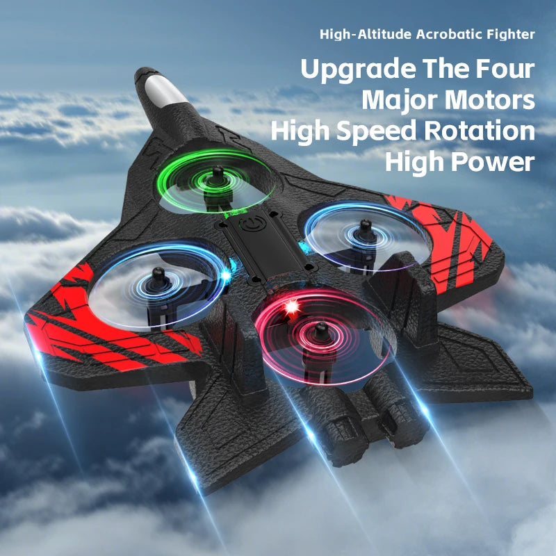 Q3 EPP Foam Fighter RC Drones 2.4G 4‑Axis Stunt Aircraft With LED Lights