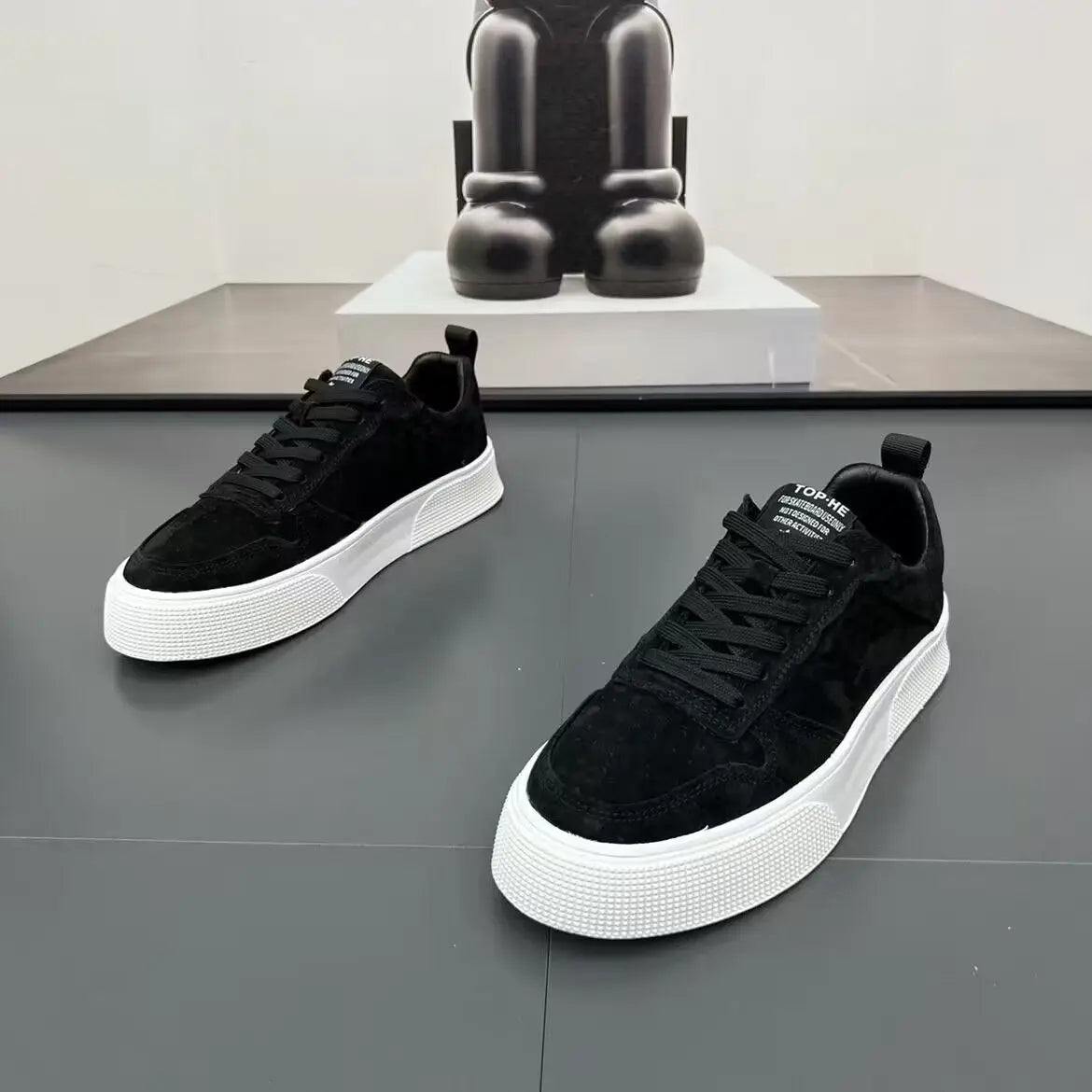 Men'S Lightweight Flat Board Shoes Sports Soft Outdoor Walking Zapatos
