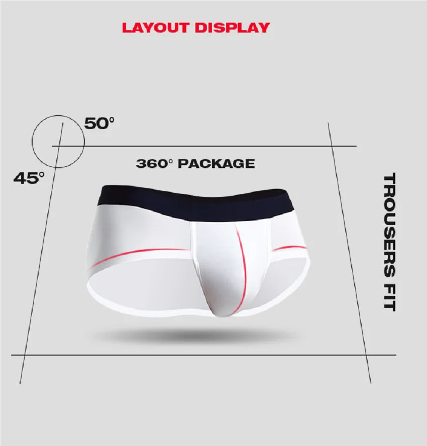 Men's briefs Men's briefs U raised bag Summer Youth Modal breathable seamless low waist bottom underpants