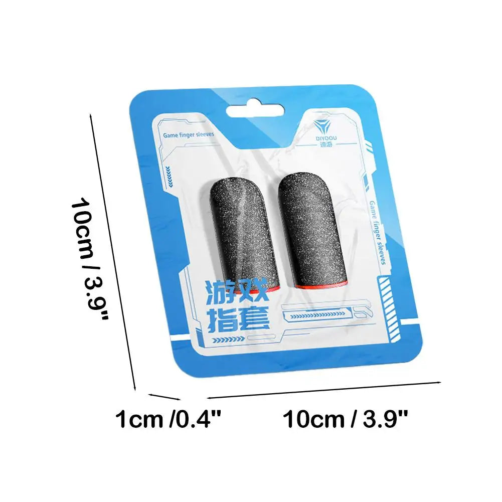Sweatproof Gaming Finger Sleeves Anti-Slip Touch Screen Breathable