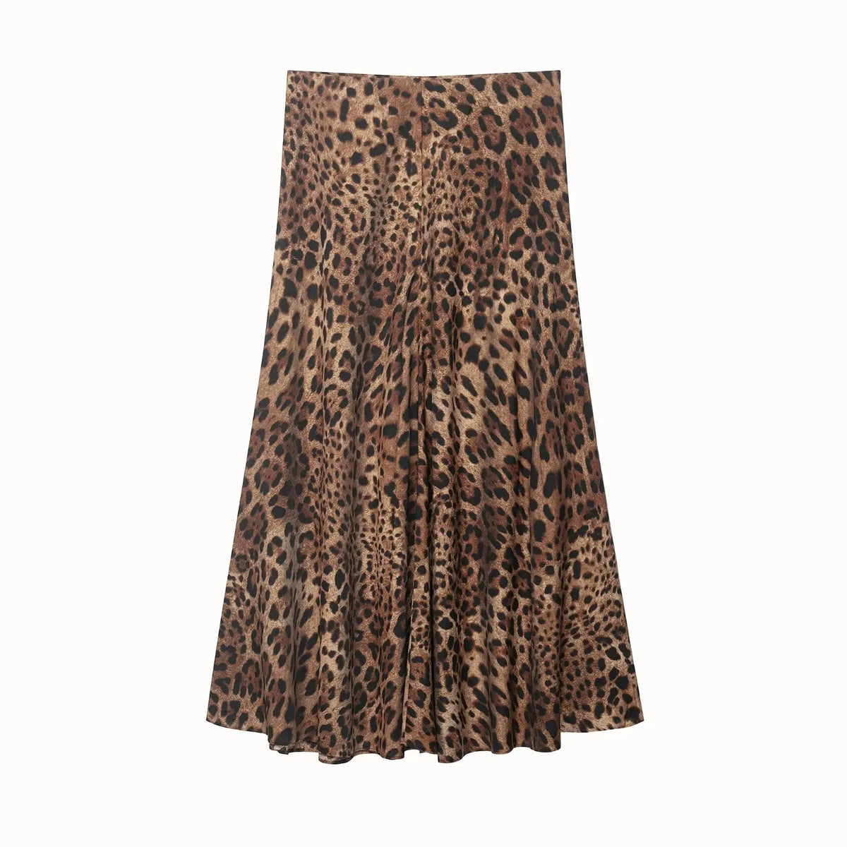 Women'S Skirts Spring Summer Elastic Waist Flared Skirt Elegant Female