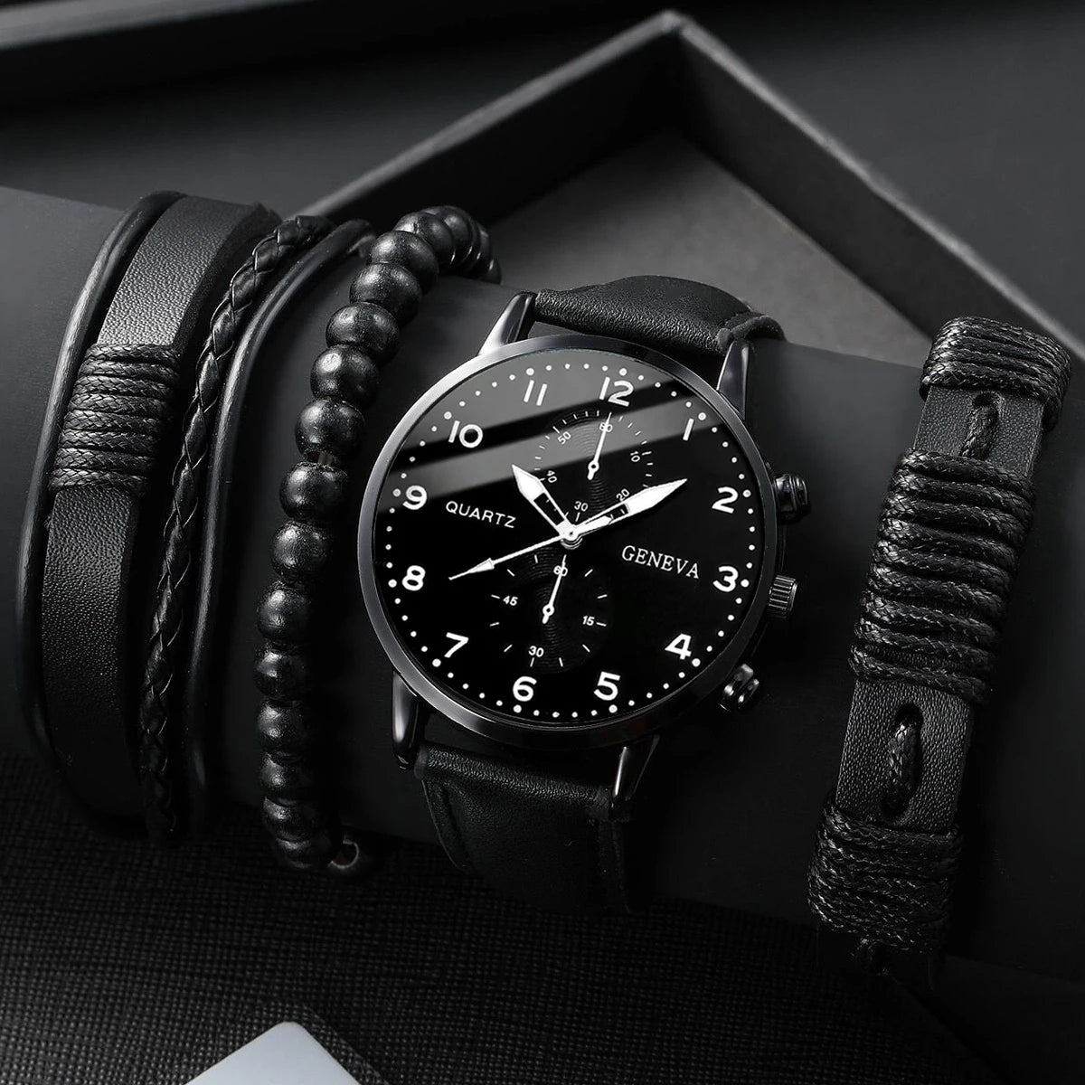 2026Men's versatile fashion watch, hot selling in foreign trade, business two eye watch