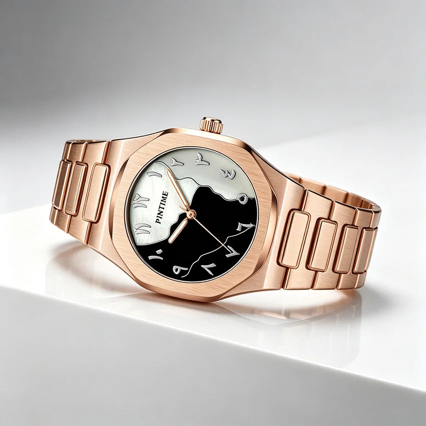 Watches for Men, Luxury Quartz Analog Watch with Date Waterproof Fashion Business Wristwatch Dress Classic Man Watch Luminous