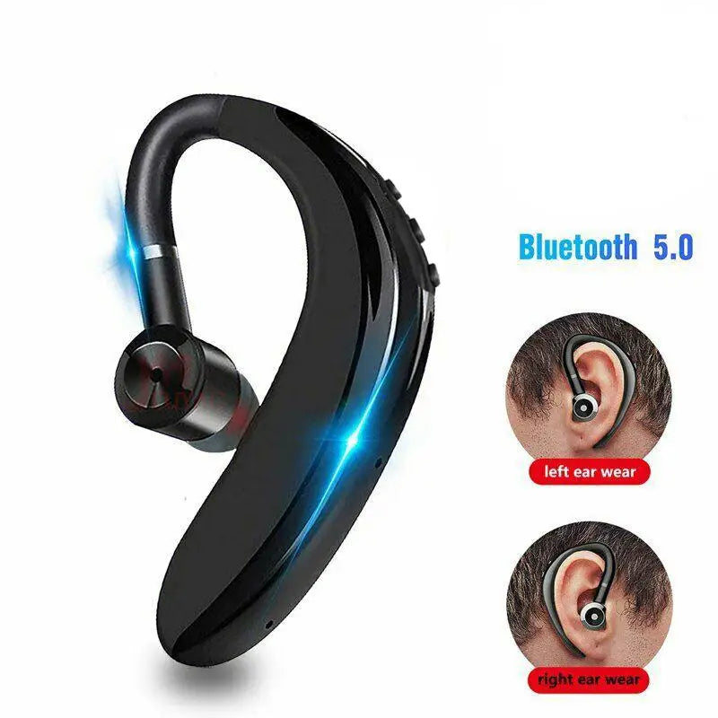 Bluetooth 5.0 Wireless Mono Headset with Microphone