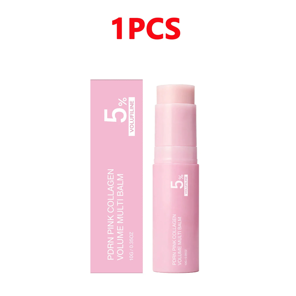PDRN Pink Collagen Volume Multi Balm Stick Face & Body Balm For