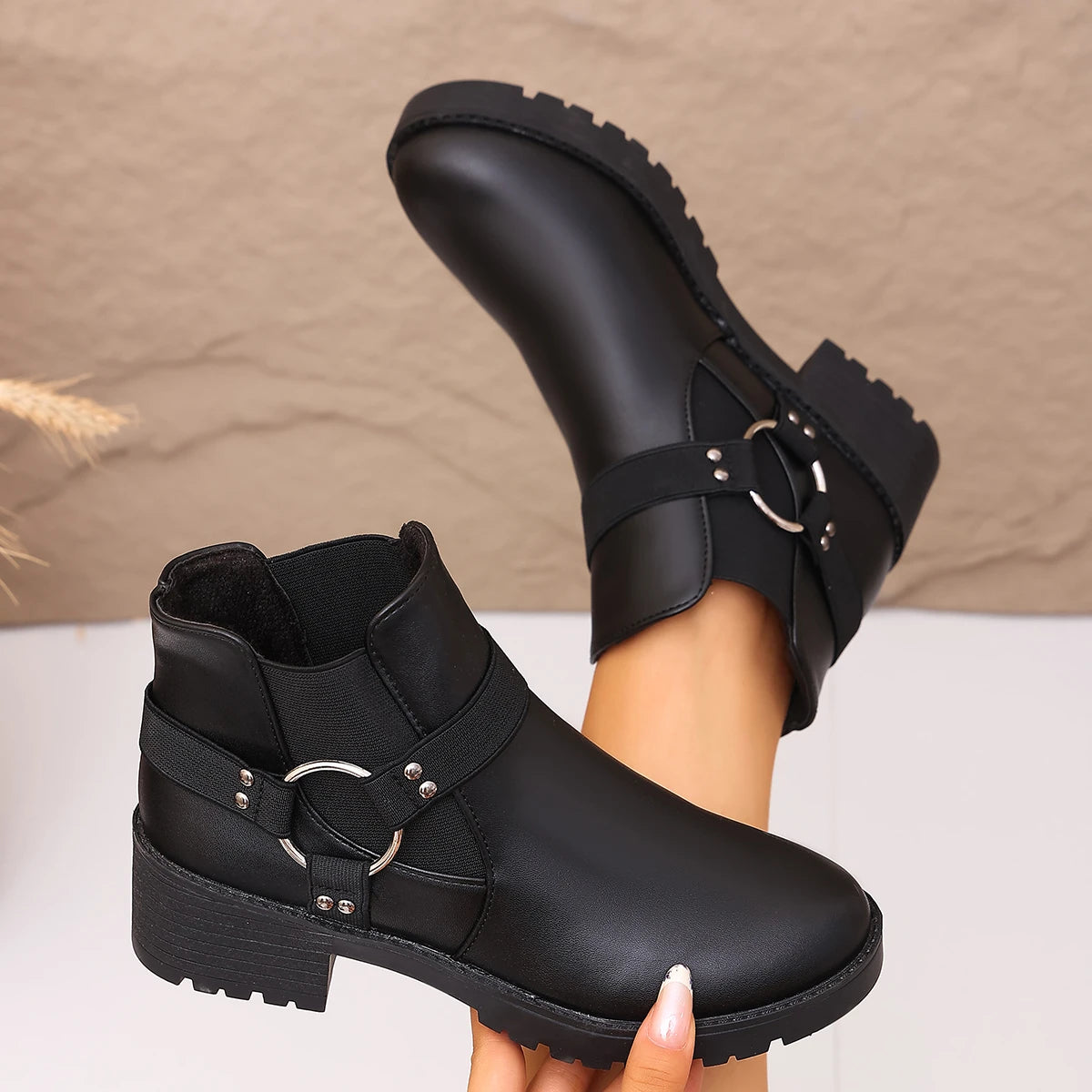 Women's Thick-Sole Casual Ankle Boots