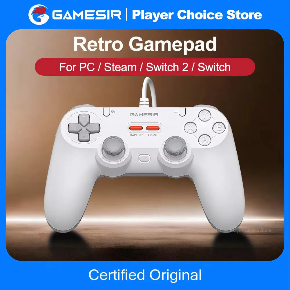 GameSir Retro Gamepads Wired Controller For PC Windows Steam Switch