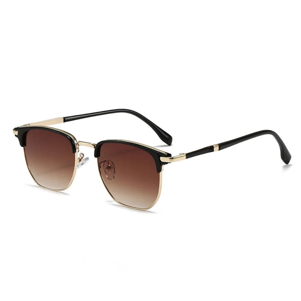Vintage Half-Frame Sunglasses