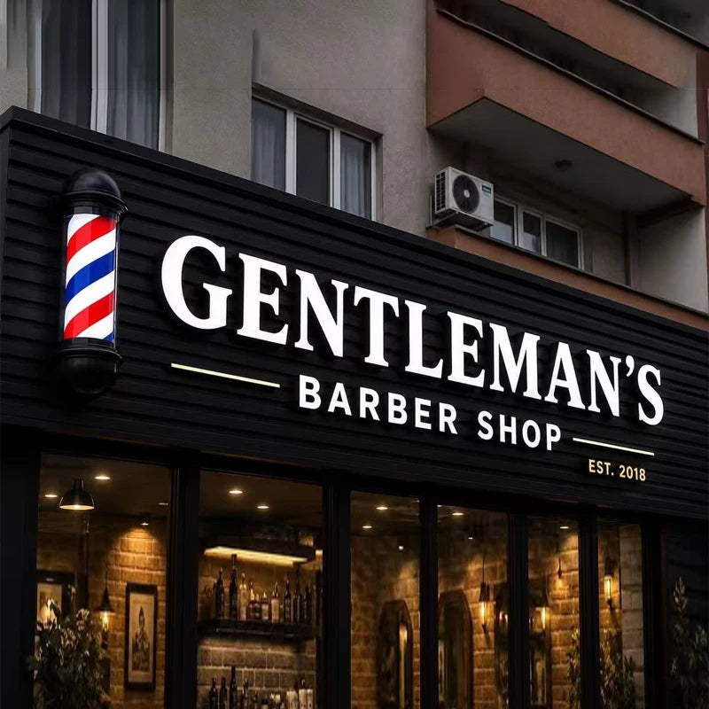 IP65 Custom LED Channel Letter Sign Backlit 3D Business Logo Light Sign Waterproof Signboard for Beauty Hair Salon Barber Store