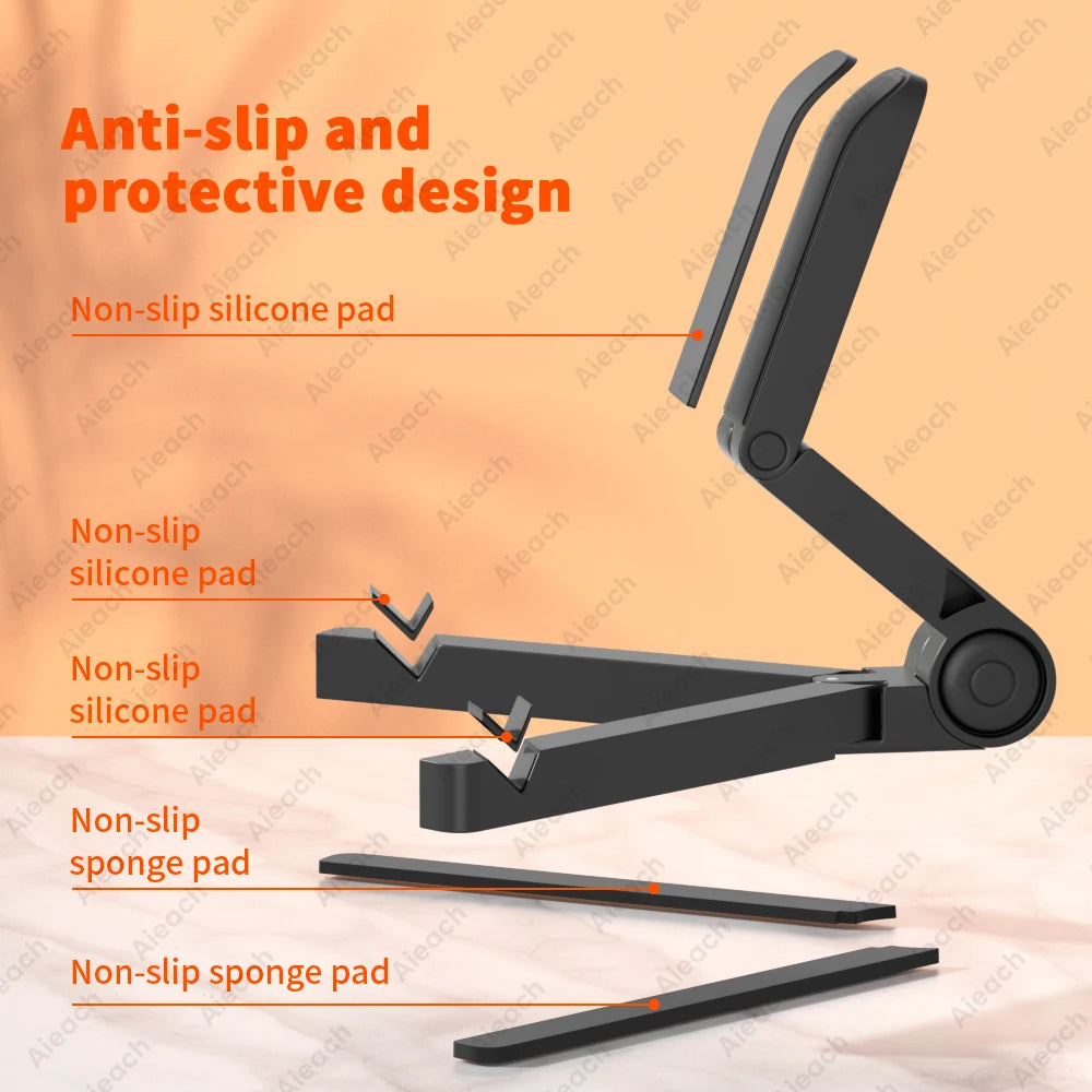 Portable Monitor Stand & Tablet Stand Holder Adjustable, Foldable, For 7