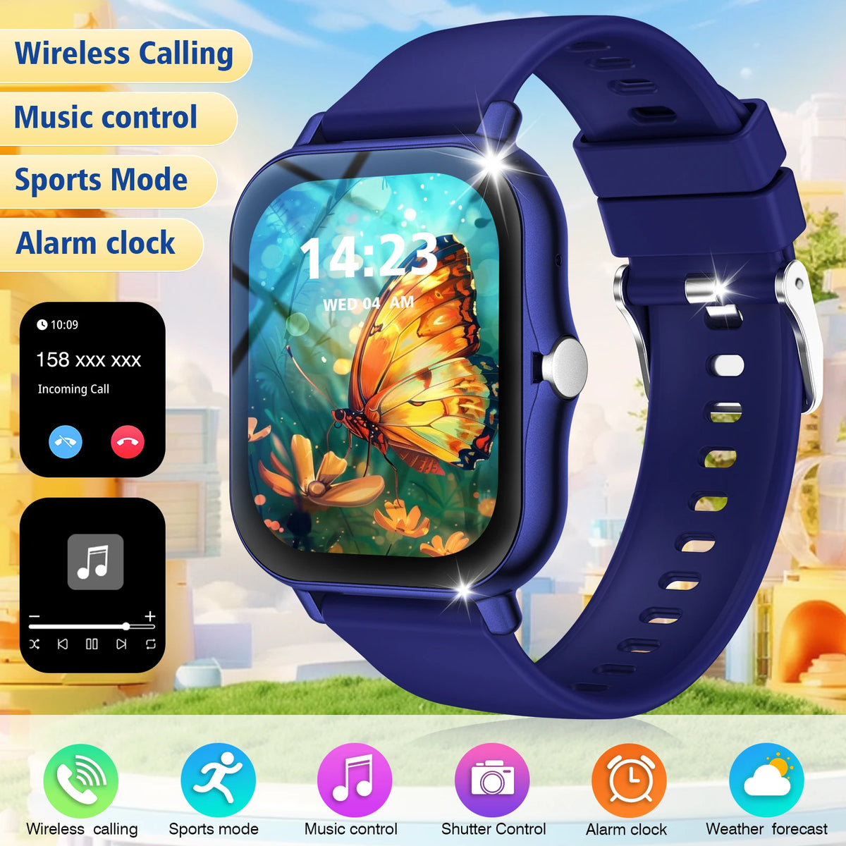 Bluetooth Calling Smart Watch with Sports Modes