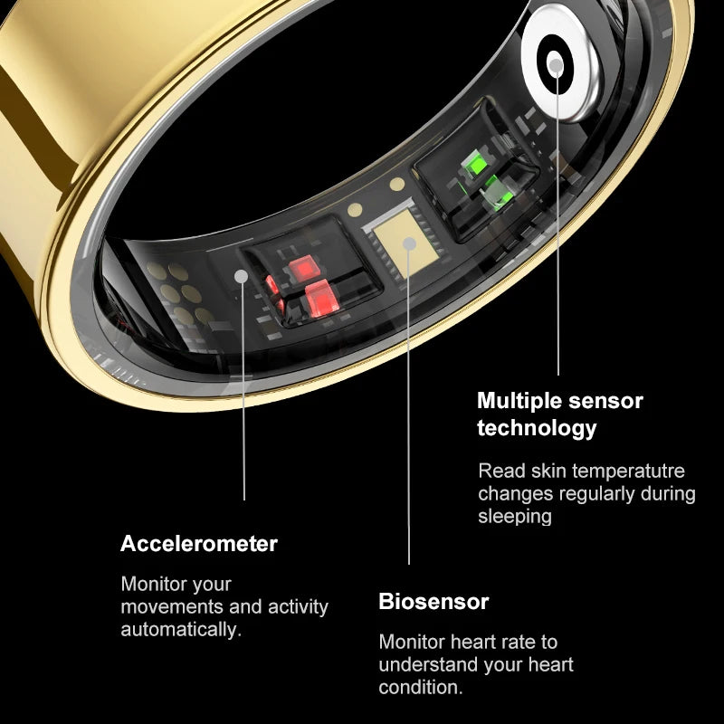 R09 Smart Ring with Charging Case