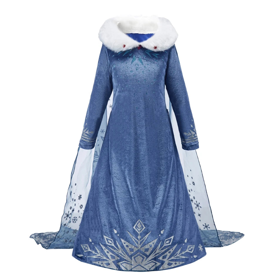 Girl Elsa Anna Dress Up Children Belle Snow White Jasmine Sofia Sleeping