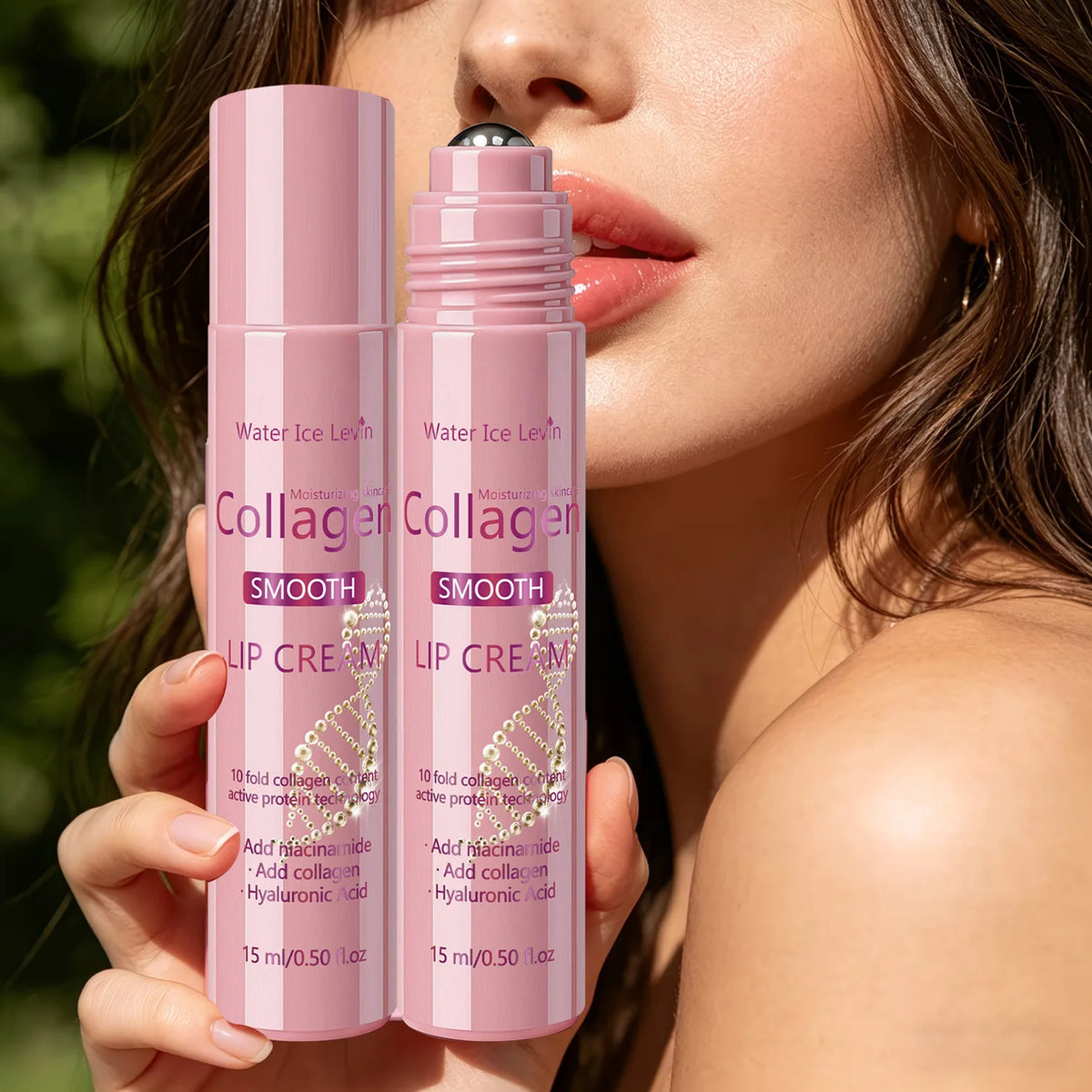 Collagen Lip Cream - Hyaluronic Acid & Niacinamide, Long-Lasting Hydration for Chapped Lips Fast plump lipstick plump gloss oil