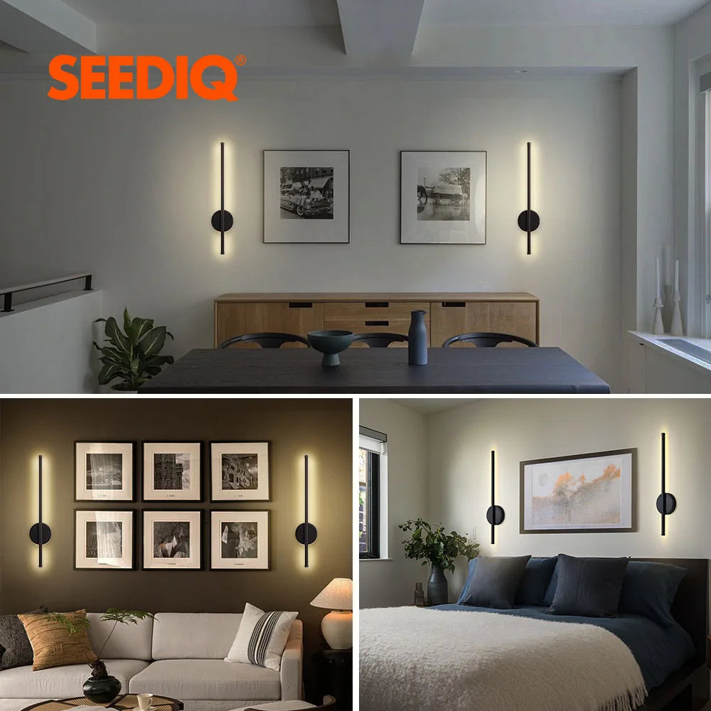 Rechargeable Battery Operated Wall Light Installation Free Wall Sconce 1PC 50CM Dimming For Livingroom Sofe Beside Bedroom