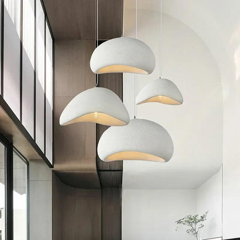 Minimalism Wabi Sabi LED Pendant Lamps For Living Dining Room Restaurant Loft Decor Hanging Chandelier Art Suspension Luminaire