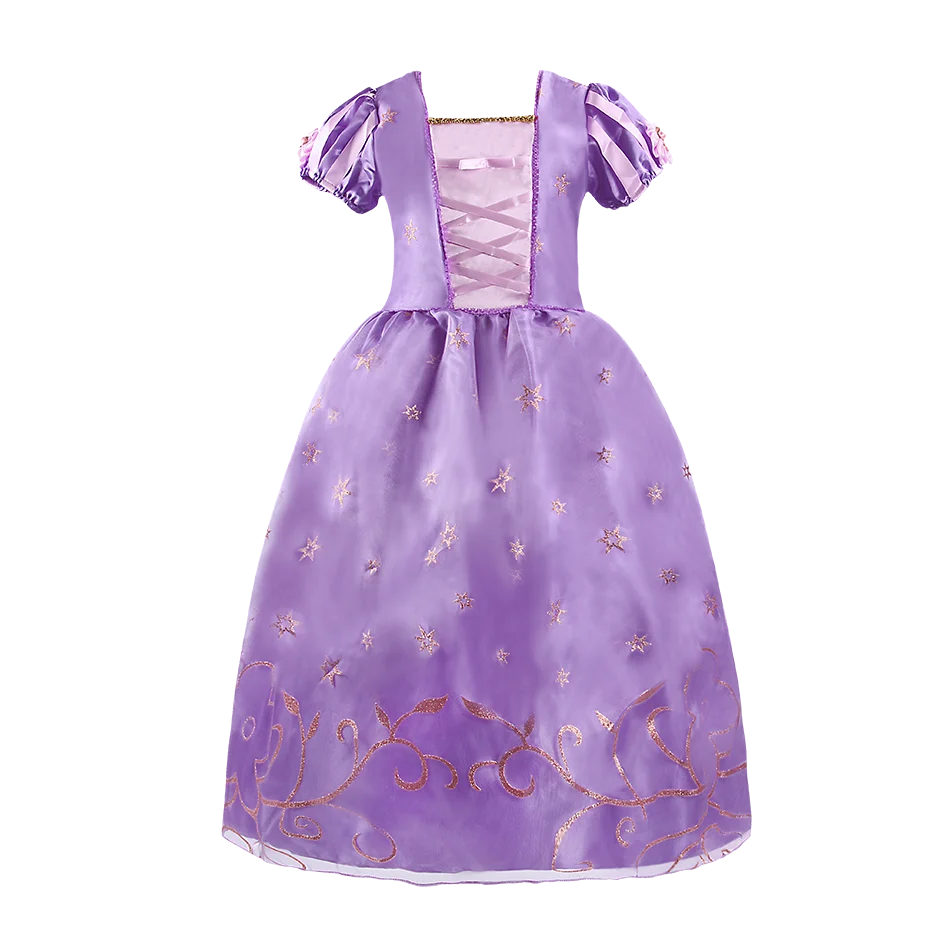 Girl Elsa Anna Dress Up Children Belle Snow White Jasmine Sofia Sleeping