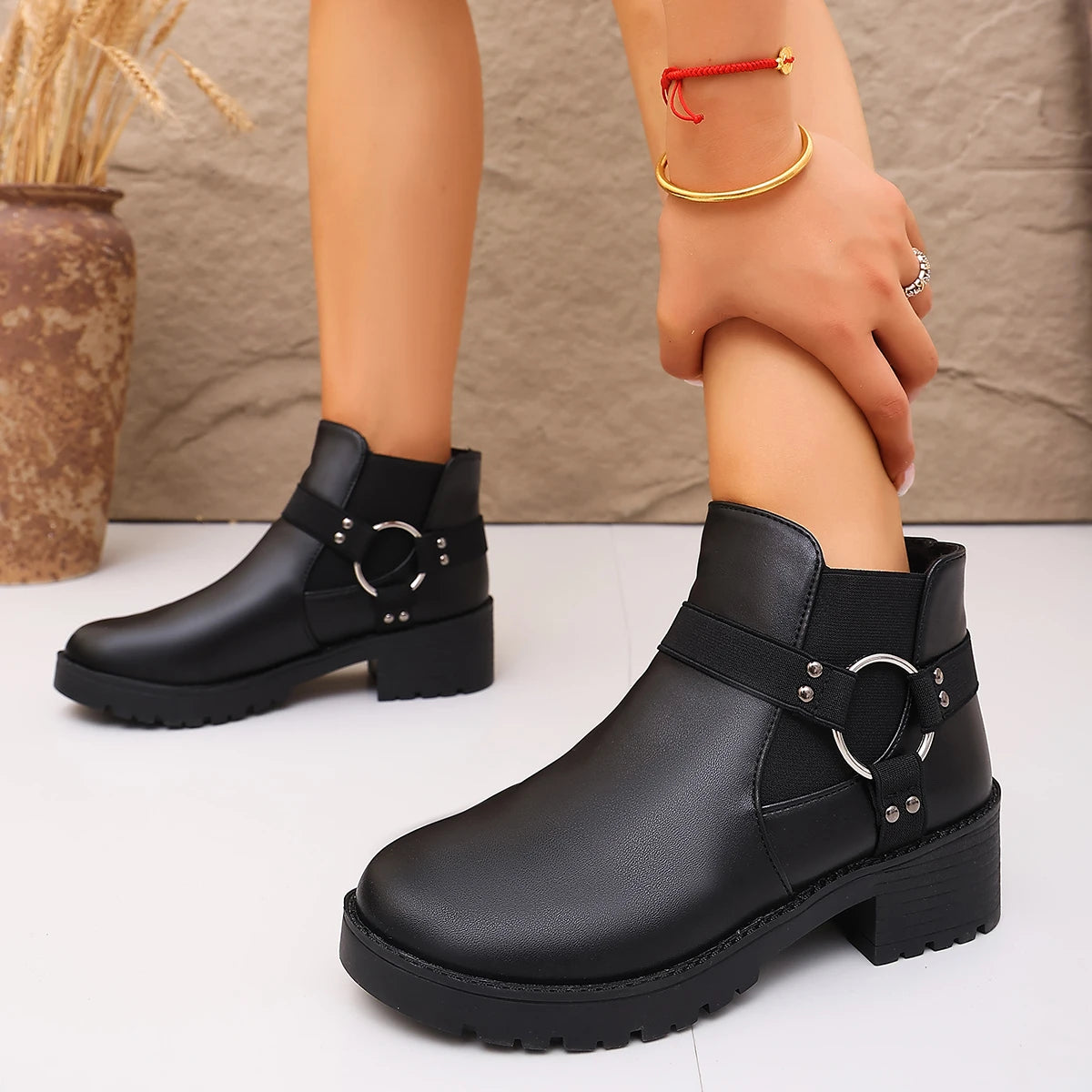Women's Thick-Sole Casual Ankle Boots
