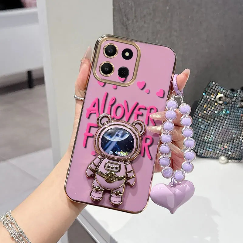 3-Piece Floral Phone Case Set for Honor Models