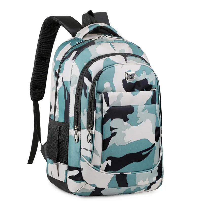 Backpack Men's Fashion Junior High School High School College Student Schoolbag casual Travel double shoulder bags 2026 on sale