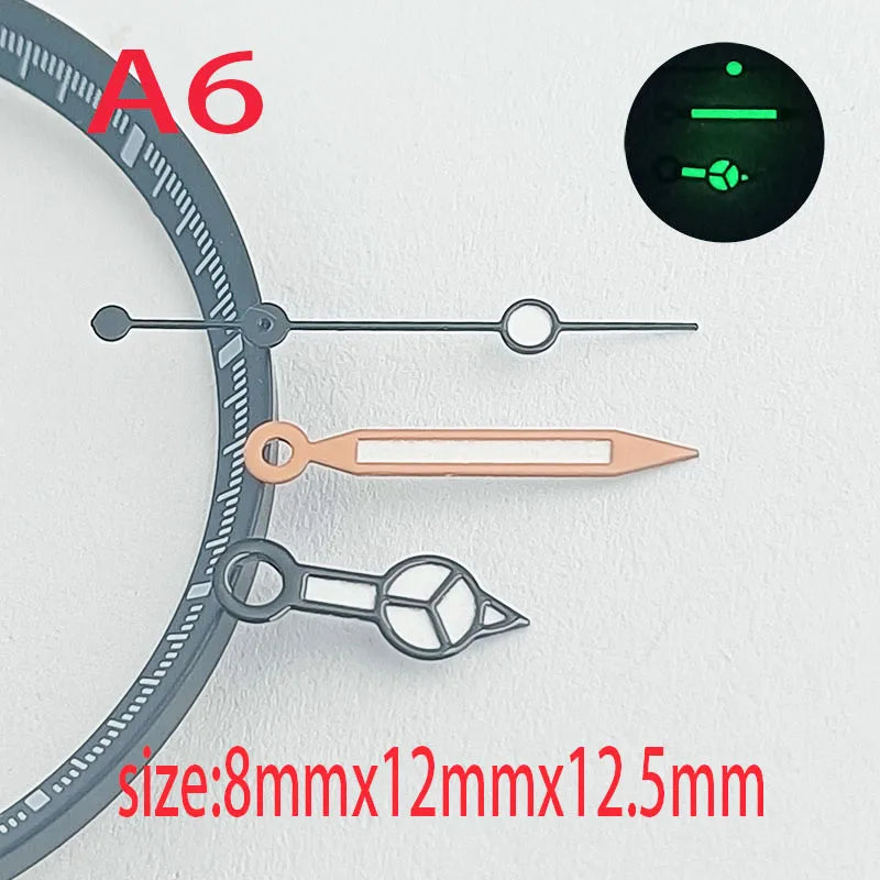 The Hands of the Men's Watch Are Made of Green Luminous Material and Are Equipped with an NH35/NH36 Automatic Mechanical Mechani