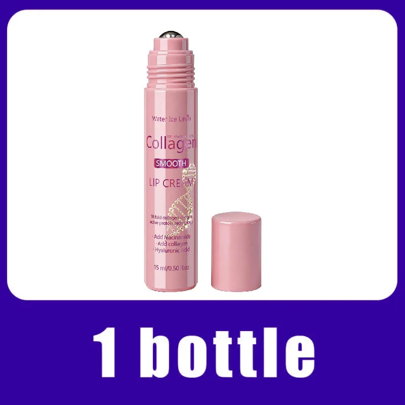 Collagen Lip Cream - Hyaluronic Acid & Niacinamide, Long-Lasting Hydration for Chapped Lips Fast plump lipstick plump gloss oil