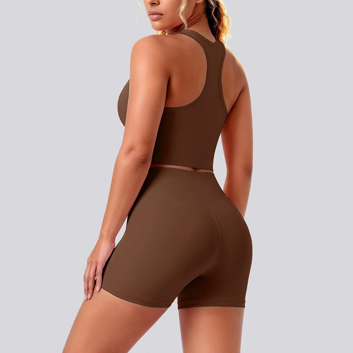 Women's Sleeveless Workout Crop Top