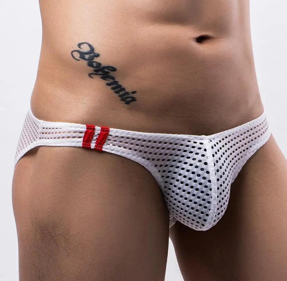 Breathable Mesh Low-Rise Briefs