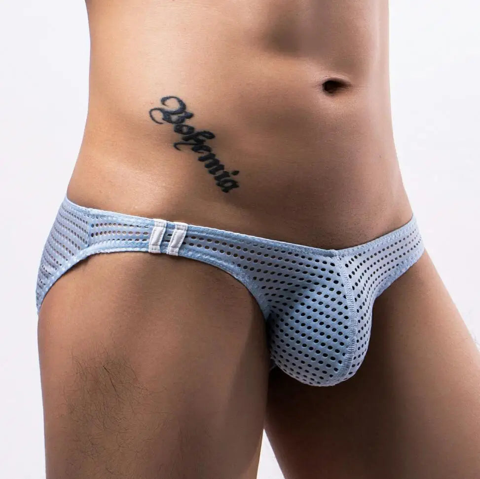 Breathable Mesh Low-Rise Briefs