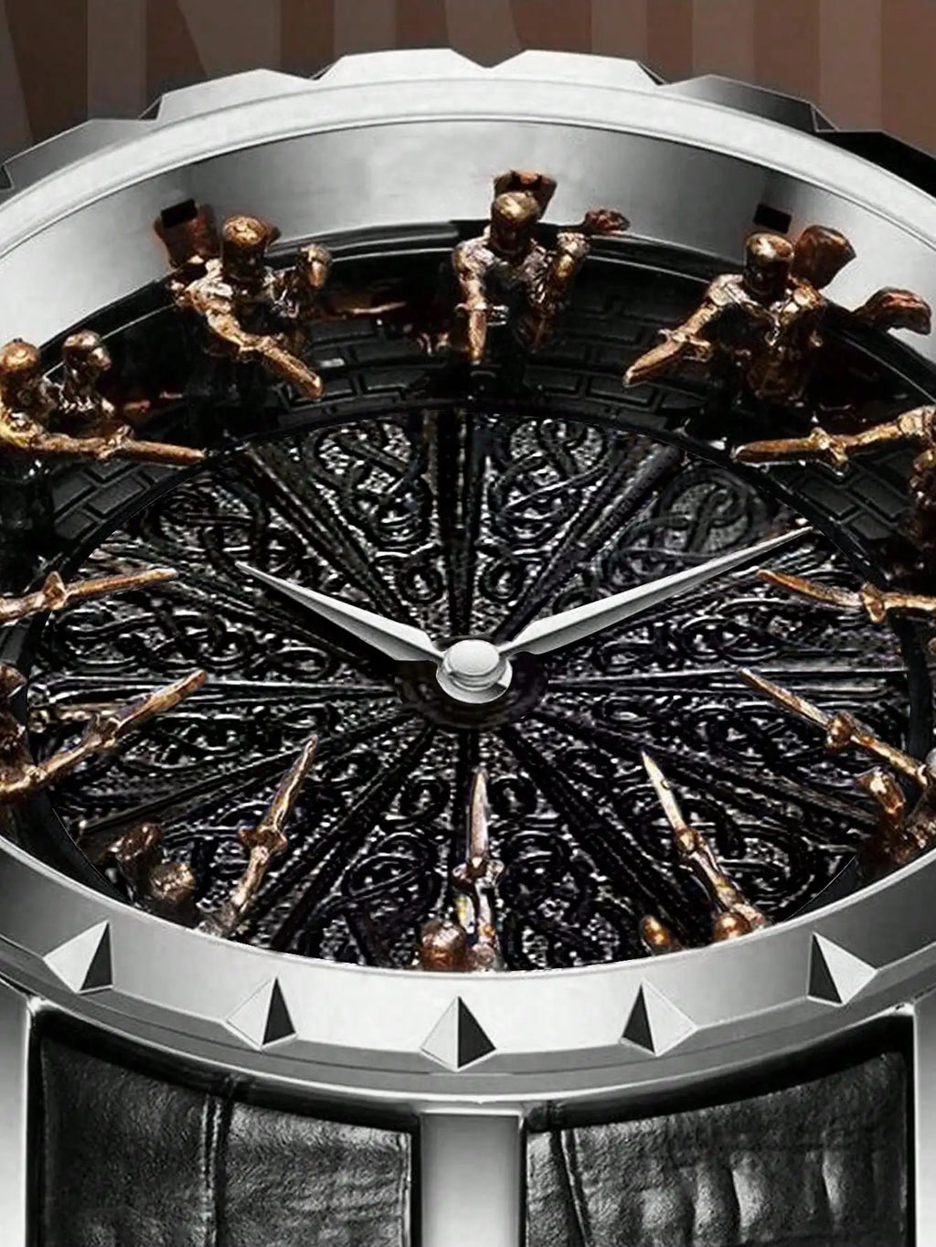 New Watch for Men with Retro Style and Simple Personality, Practical Belt, Large Dial, Fully Automatic Quartz Watch for Men