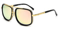 Oversized Metal-Frame Sunglasses
