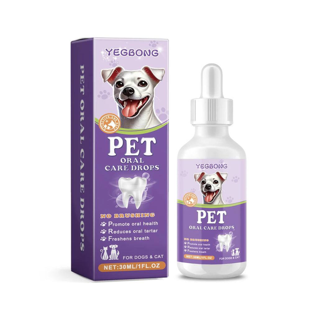 Pet Oral Care Spray For Cats And Dogs–Eliminates Bad Breath, Tartar, Gum