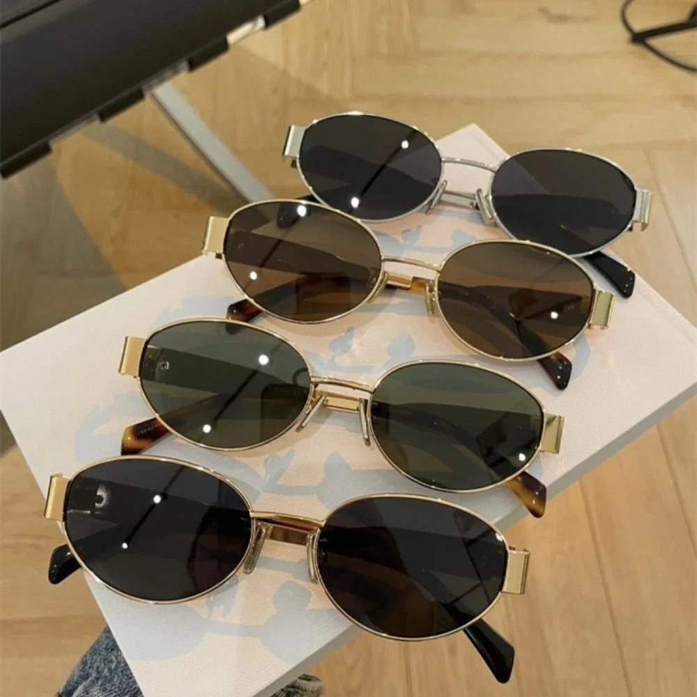 Retro Oval Sunglasses