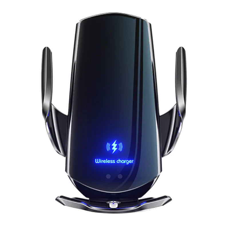 Smart Sensor Car Phone Wireless Charger 15W Fast Charging Auto-Clamping