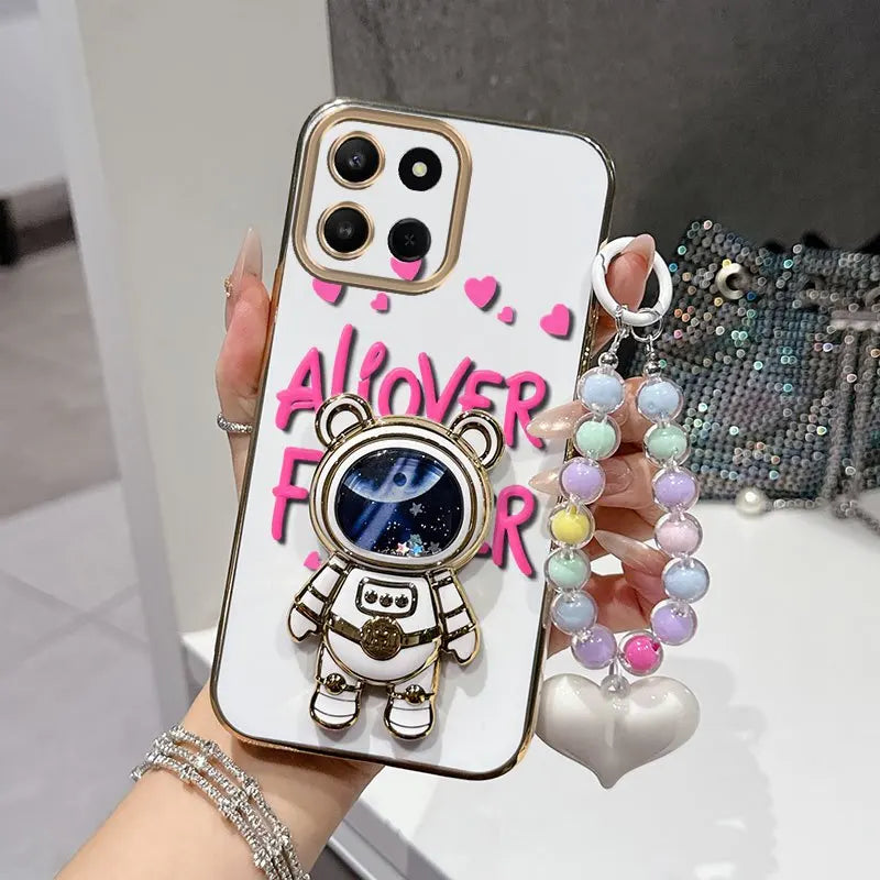 3-Piece Floral Phone Case Set for Honor Models