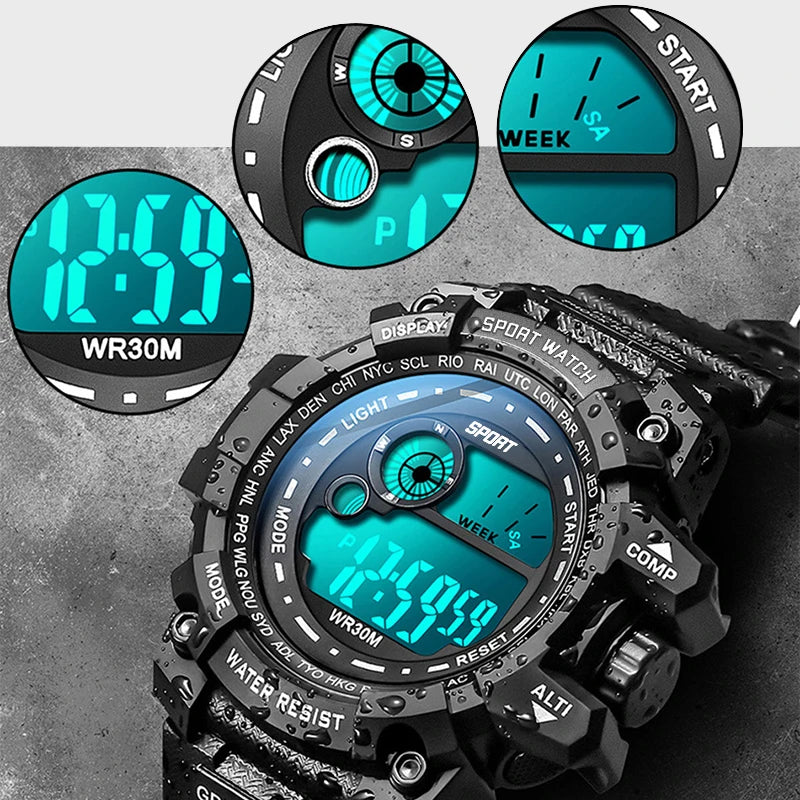 Men's LED Digital Sport Watch