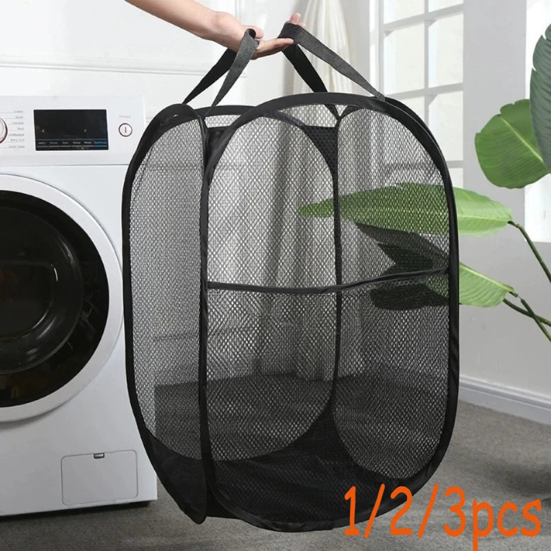 Dirty Clothes Basket Dirty Laundry Basket Skeleton Ventilated Foldable
