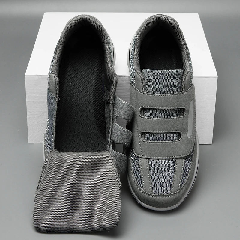 Wide Toe Sneakers for Fat Foot Diabetic Shoes for Elderly Hallux Valgus