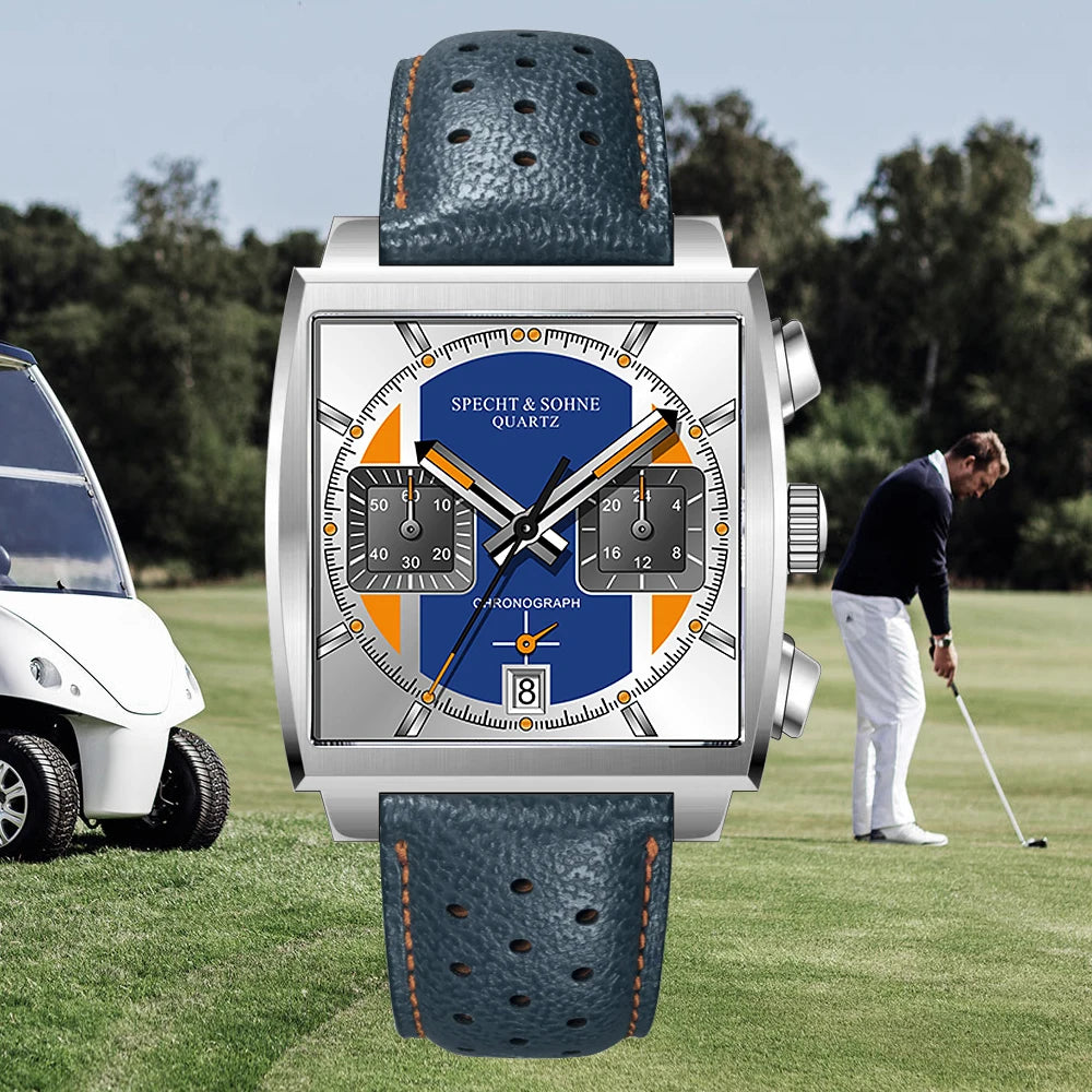 Men's Chronograph-Style Sport Quartz Watch