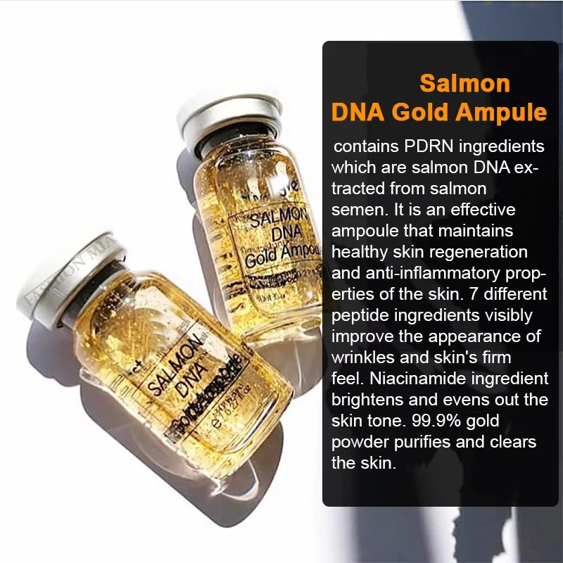 Korea 8ml Salmon DNA Gold Skin Booster Essence BB Cream Kit Moisturizing