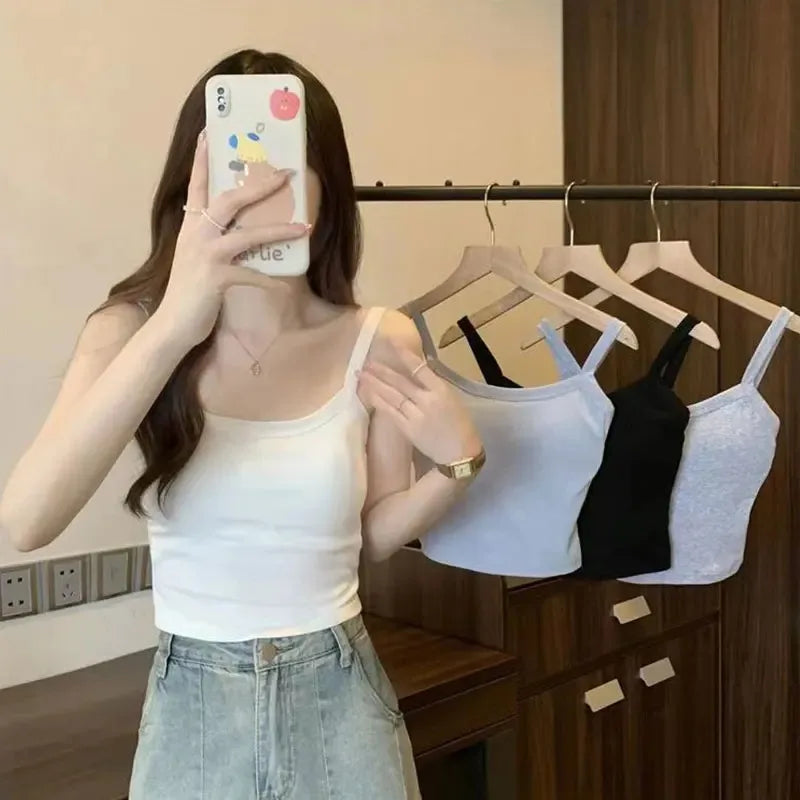 Women's Sleeveless Crop Top