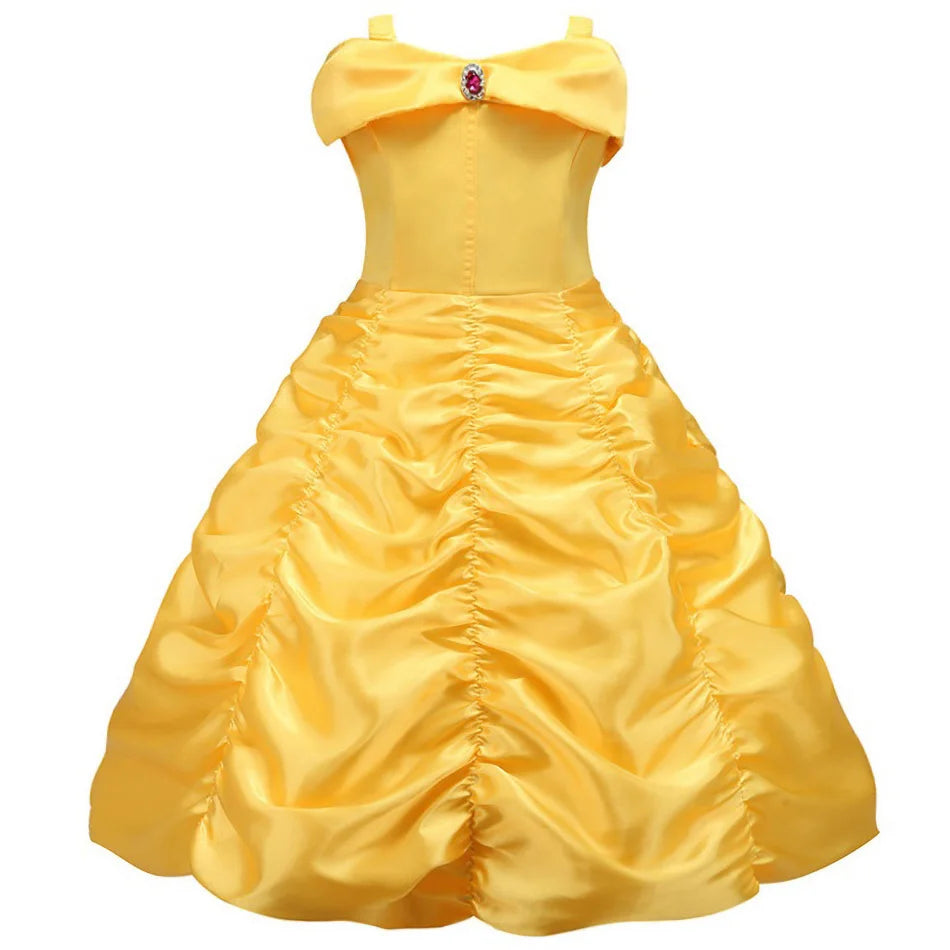 Girl Elsa Anna Dress Up Children Belle Snow White Jasmine Sofia Sleeping