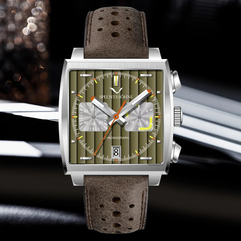 Men's Chronograph-Style Sport Quartz Watch