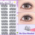No Glue Needed Idol False Eyelashes Large Capacity 7-9mm Self Adhesive