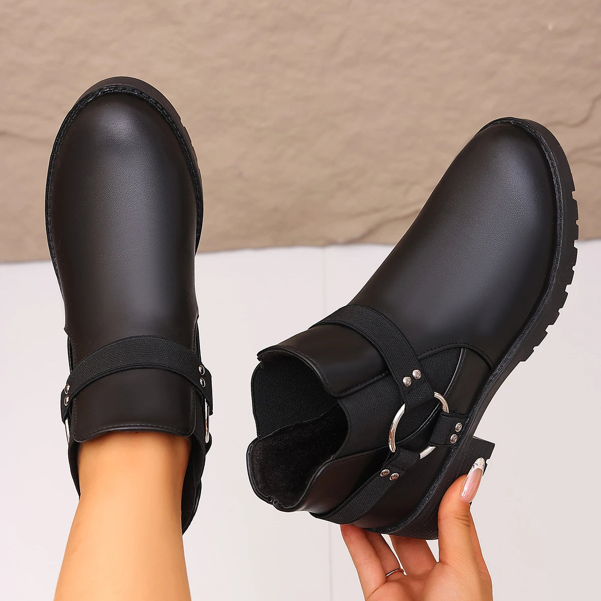 Women's Thick-Sole Casual Ankle Boots