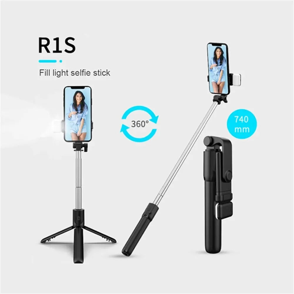 Bluetooth Selfie Stick & Mini Tripod with Remote