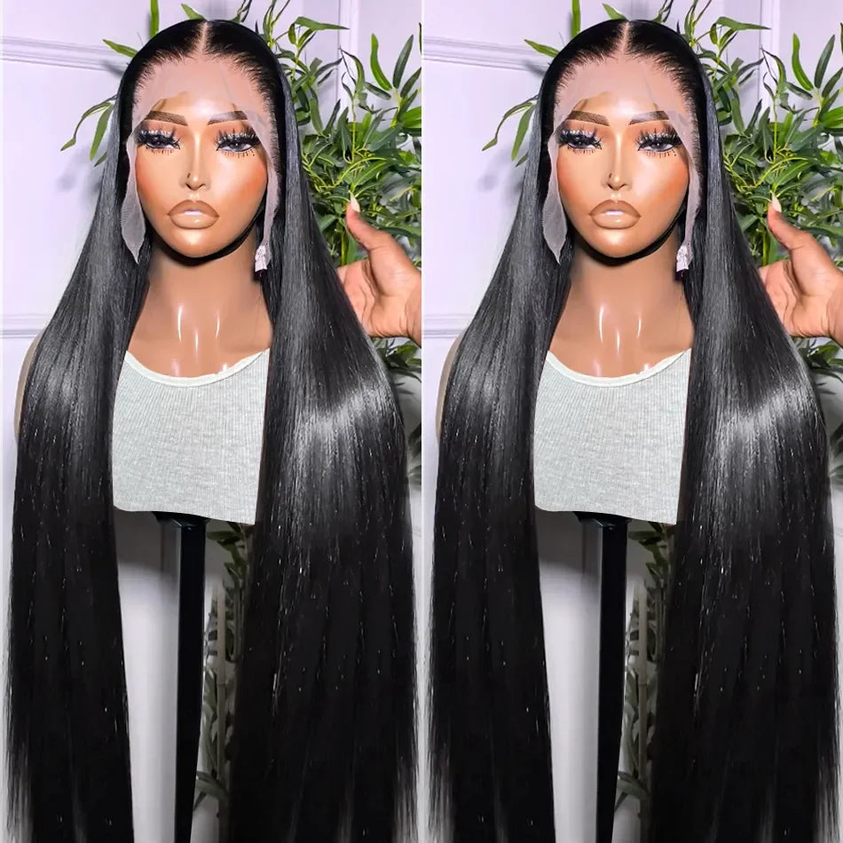 13x6 HD Lace Frontal Wig 100% Raw Human Hair Straight Lace Front Wig 30