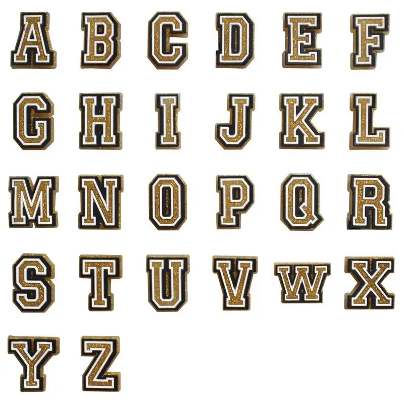 Letter Shoe Charms Decorations For Crocs 1pcs Alphabet Pins Boys Girls